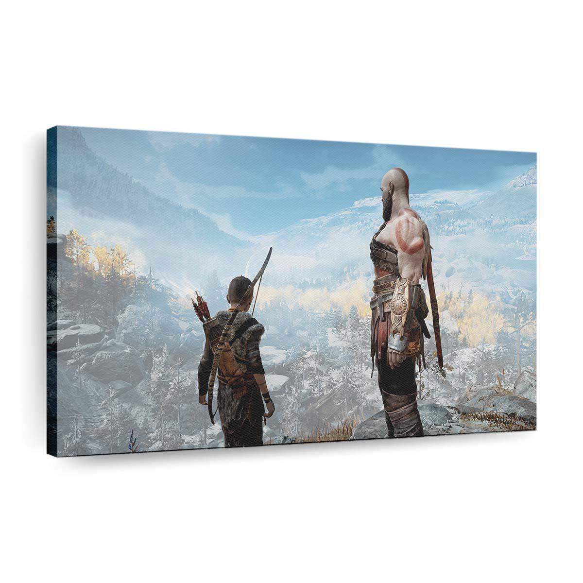 god of war 4 kratos and atreus 4k oe